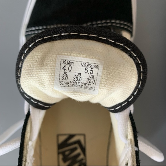 Vans Old Skool Checkerboard Lace Up Low Top Canvas Suede Skate Sneaker 4/5.5 - Picture 15 of 16